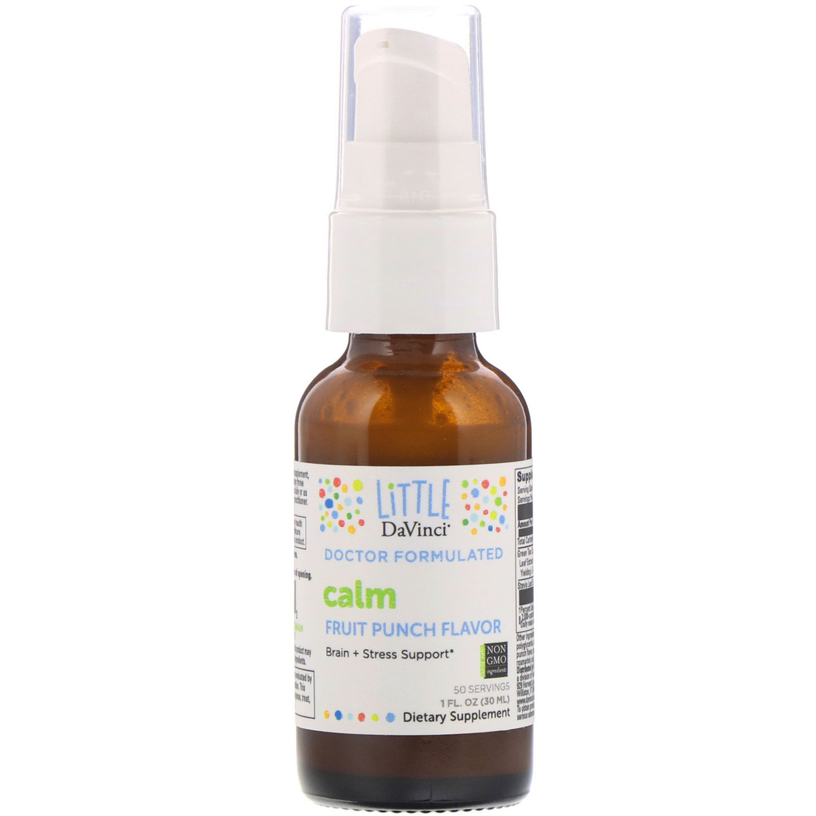 Little DaVinci, Líquido Calmante, Ponche de Frutas, 30 ml (1 fl oz)