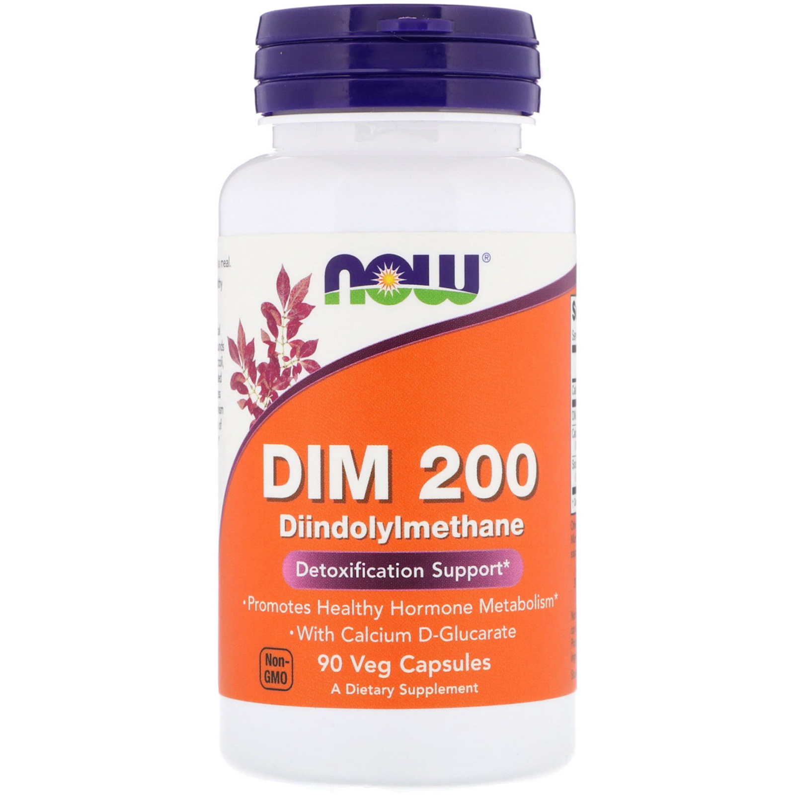 Now Foods, DIM 200, 90 cápsulas vegetarianas