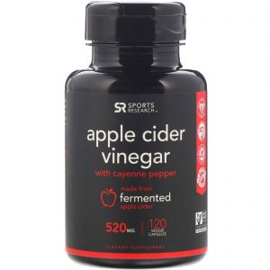 Comprar sports research, apple cider vinegar with cayenne pepper, 520 mg, 120 veggie capsules preço no brasil alimentos & lanches vinagre de maçã suplemento importado loja 51 online promoção -