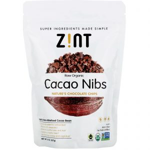 Comprar zint, raw organic cacao nibs, 8 oz (227 g) preço no brasil alimentos & lanches cacau suplemento importado loja 291 online promoção -