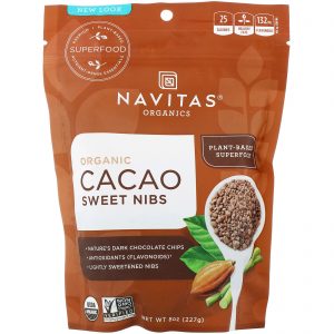 Comprar navitas organics, organic cacao sweet nibs, 8 oz (227 g) preço no brasil alimentos & lanches cacau suplemento importado loja 155 online promoção -