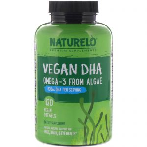 Comprar naturelo, vegan dha, ômega-3 de algas, 800 mg, 120 cápsulas gelatinosas veganas preço no brasil dha suplementos nutricionais suplemento importado loja 45 online promoção -