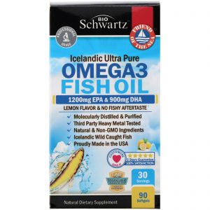 Comprar bioschwartz, omega 3 fish oil, lemon flavor, 1200 mg epa & 900 mg dha, 90 softgels preço no brasil ômega 3 óleo de peixe suplementos nutricionais suplemento importado loja 289 online promoção -