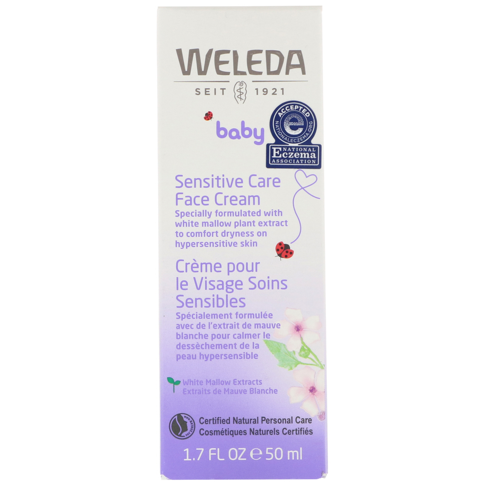 Weleda, Creme Facial para Peles Sensíveis de Bebês, 50 ml (1,7 fl oz)