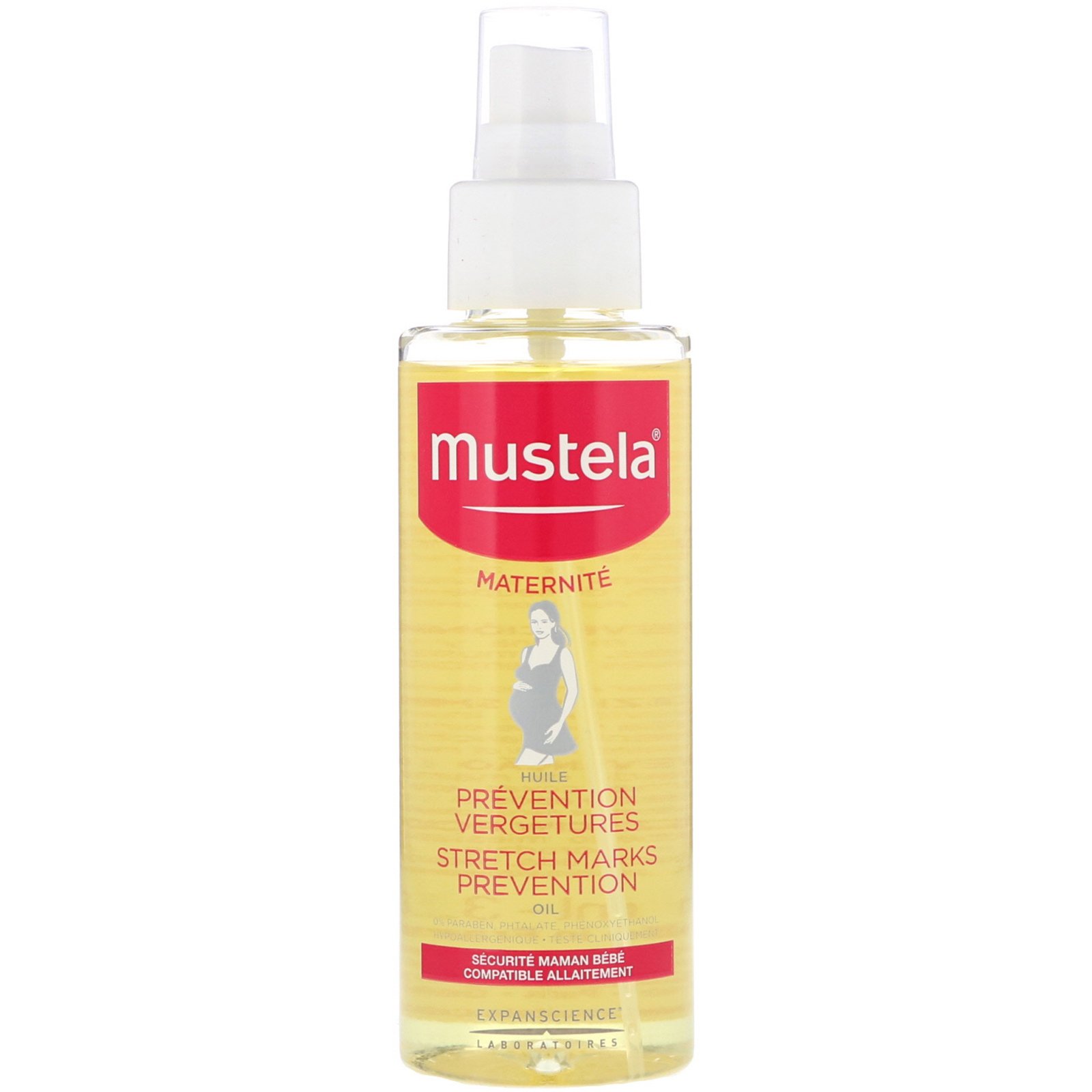Mustela, Stretch Marks Prevention Oil, 3.54 fl oz (105 ml) - Imagem 3