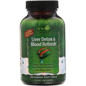 Irwin Naturals, Liver Detox & Blood Refress, 60 Cápsulas Gelatinosas Líquidas