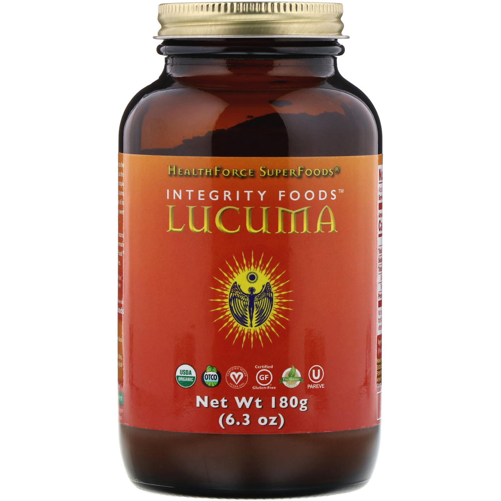 HealthForce Superfoods, Integrity Foods, Lúcuma, 6,3 oz (180 g)