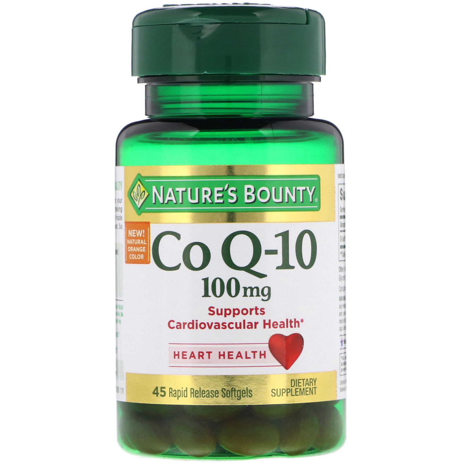 Nature's Bounty, Co Q-10, 100 mg, 45 Rapid Release Softgels