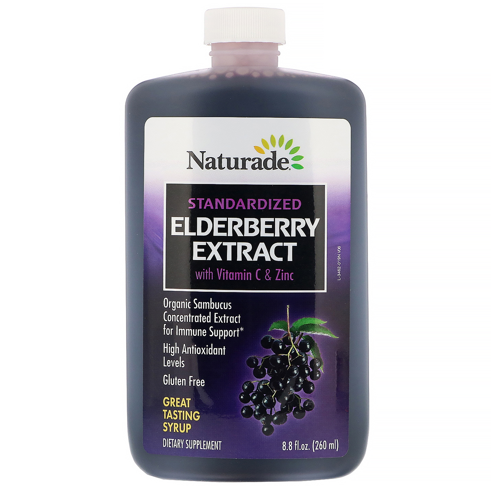 Naturade, Xarope de Extrato de Sabugueiro Padronizado com Vitamina C e Zinco, 8,8 fl oz (260 ml) - Imagem 3