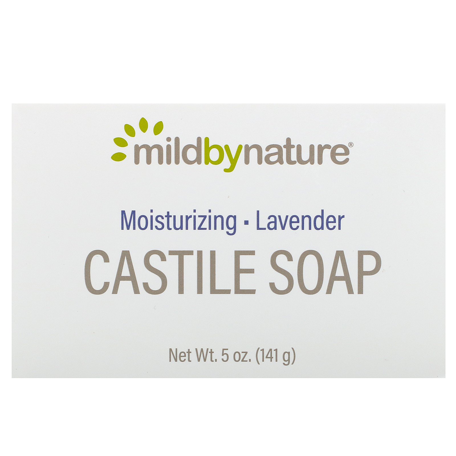Mild By Nature, Barra de Sabonete Castela, Lavanda, 141 g (5 oz)