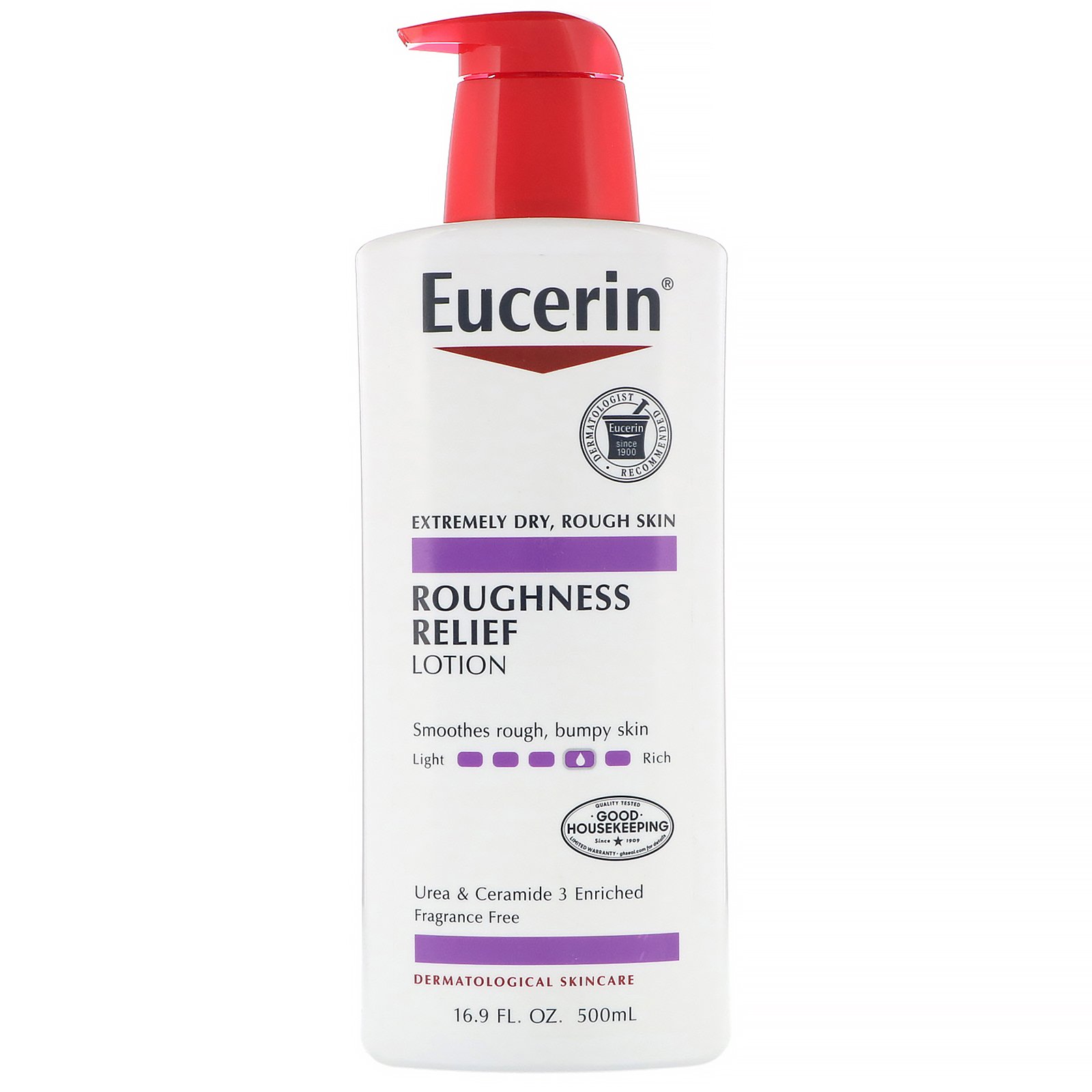 Eucerin, Loção para Alívio de Asperezas, Sem Fragrância, 500 ml (16,9 fl oz)
