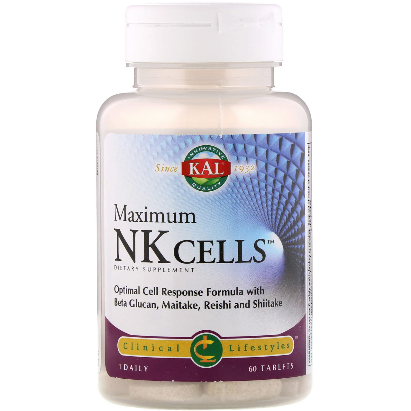 KAL, Maximum NK Cells, 60 Tablets