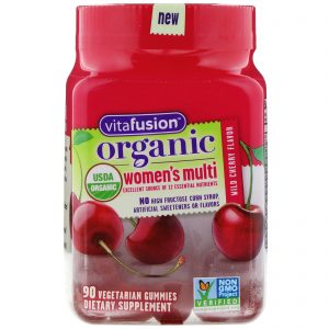 Comprar vitafusion, organic women's multi, wild cherry, 90 vegetarian gummies preço no brasil cremes de progesterona saúde da mulher suplemento importado loja 249 online promoção -