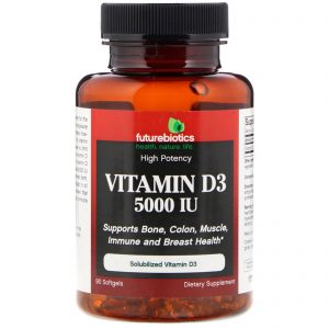 Comprar futurebiotics, vitamin d3, 5,000 iu, 90 softgels preço no brasil vitamina d vitaminas e minerais suplemento importado loja 17 online promoção -