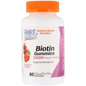 Comprar doctor's best, biotin gummies, strawberry delight, 5,000 mcg, 60 gummies preço no brasil biotina vitaminas e minerais suplemento importado loja 35 online promoção -