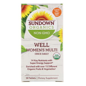 Comprar sundown organics, well women's multivitamin, once daily, 30 tablets preço no brasil fórmulas para dormir marcas a-z sono sundown organics suplementos suplemento importado loja 13 online promoção -