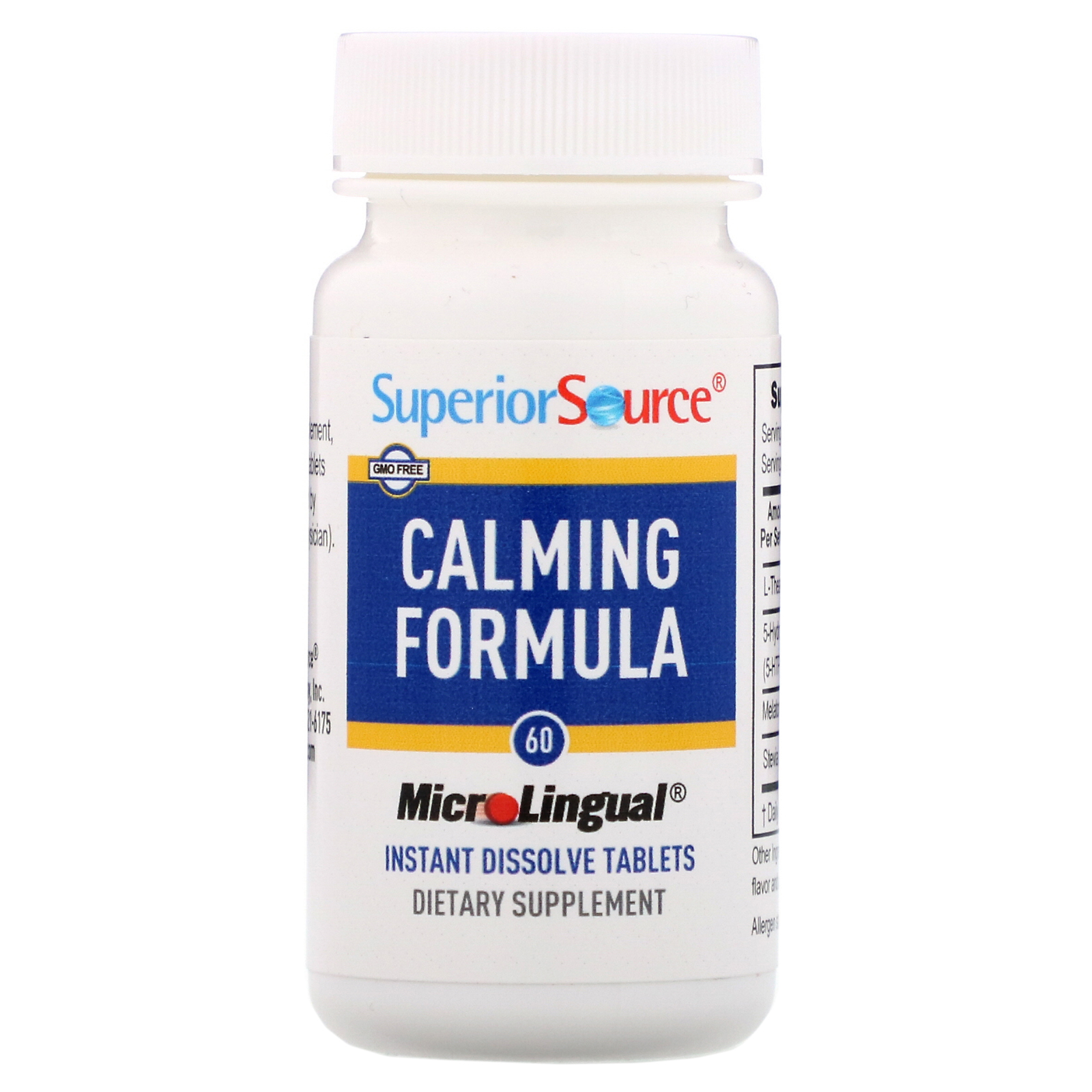 Superior Source, Fórmula Calmante, 60 Comprimidos de Dissolução Instantânea - Imagem 3