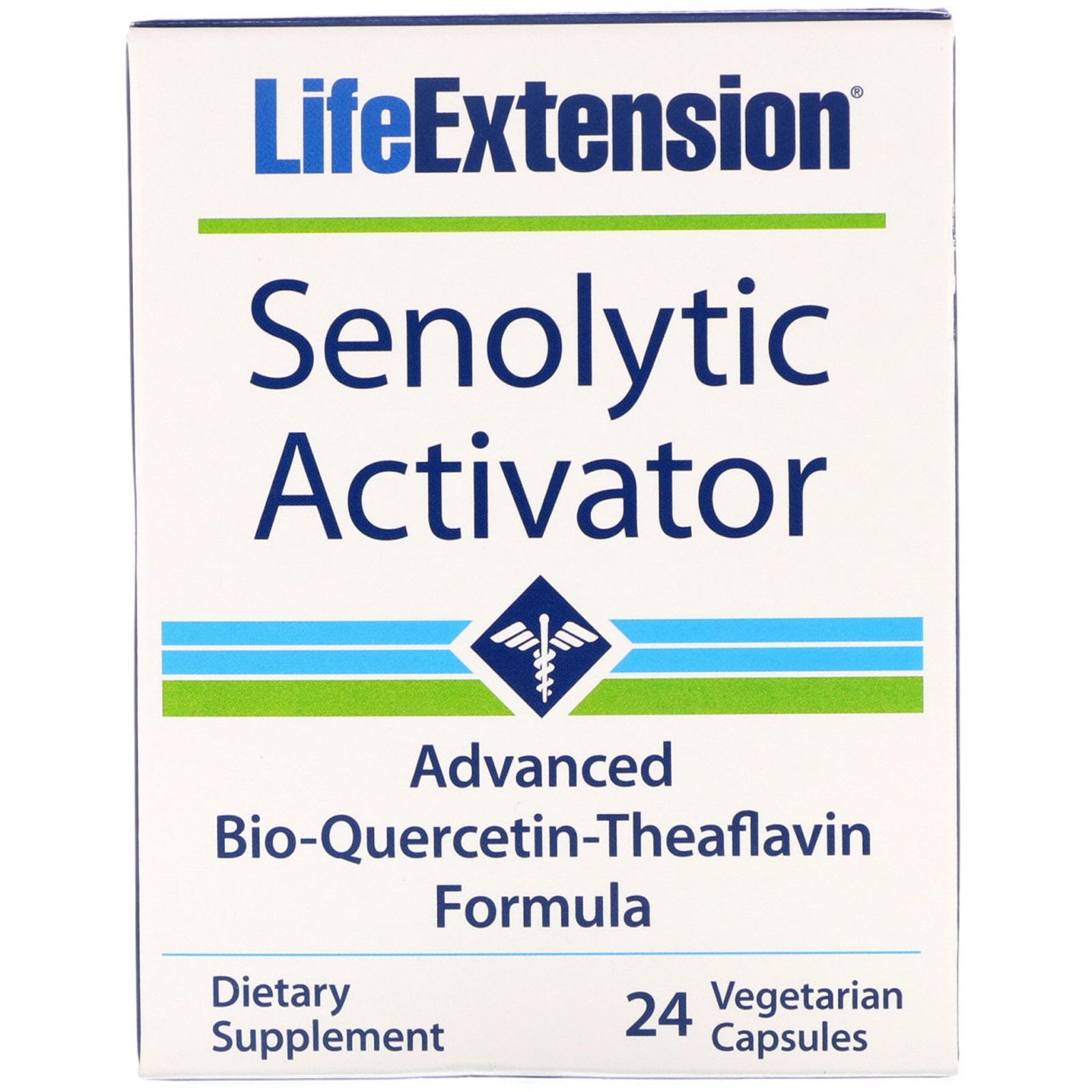Life Extension, Ativador Senolítico, 24 cápsulas vegetarianas