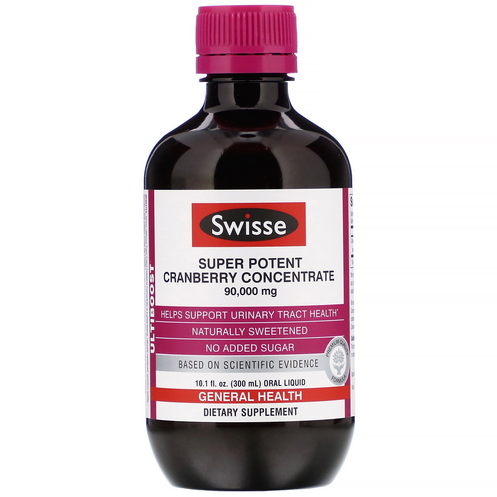 Swisse, Ultiboost, Concentrado de Oxicoco Super Potente, 90.000 mg, 300 ml (10,1 fl oz)
