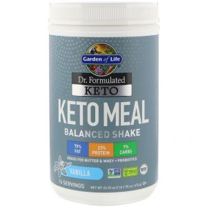 Comprar garden of life, dr. Formulated keto meal balanced shake, vanilla, 23. 70 oz (672 g) preço no brasil dieta e perda de peso substitutos de refeição suplemento importado loja 265 online promoção -
