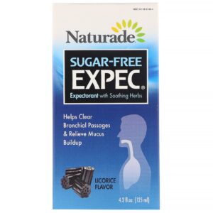 Naturade, EXPEC sem Açúcar, Expectorante de Ervas, Sabor Alcaçuz, 125 ml (4,2 fl oz)