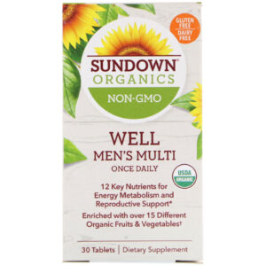 Comprar sundown organics, well men's multivitamin, once daily, 30 tablets preço no brasil fórmulas para dormir marcas a-z sono sundown organics suplementos suplemento importado loja 11 online promoção -