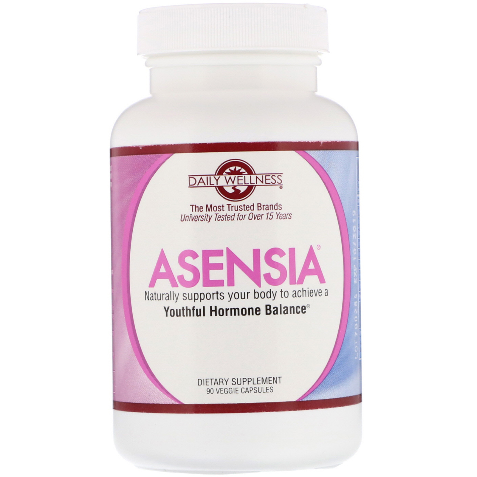 Daily Wellness Company, Asensia, Youthful Hormone Balance, 90 Cápsulas Vegetais - Imagem 3