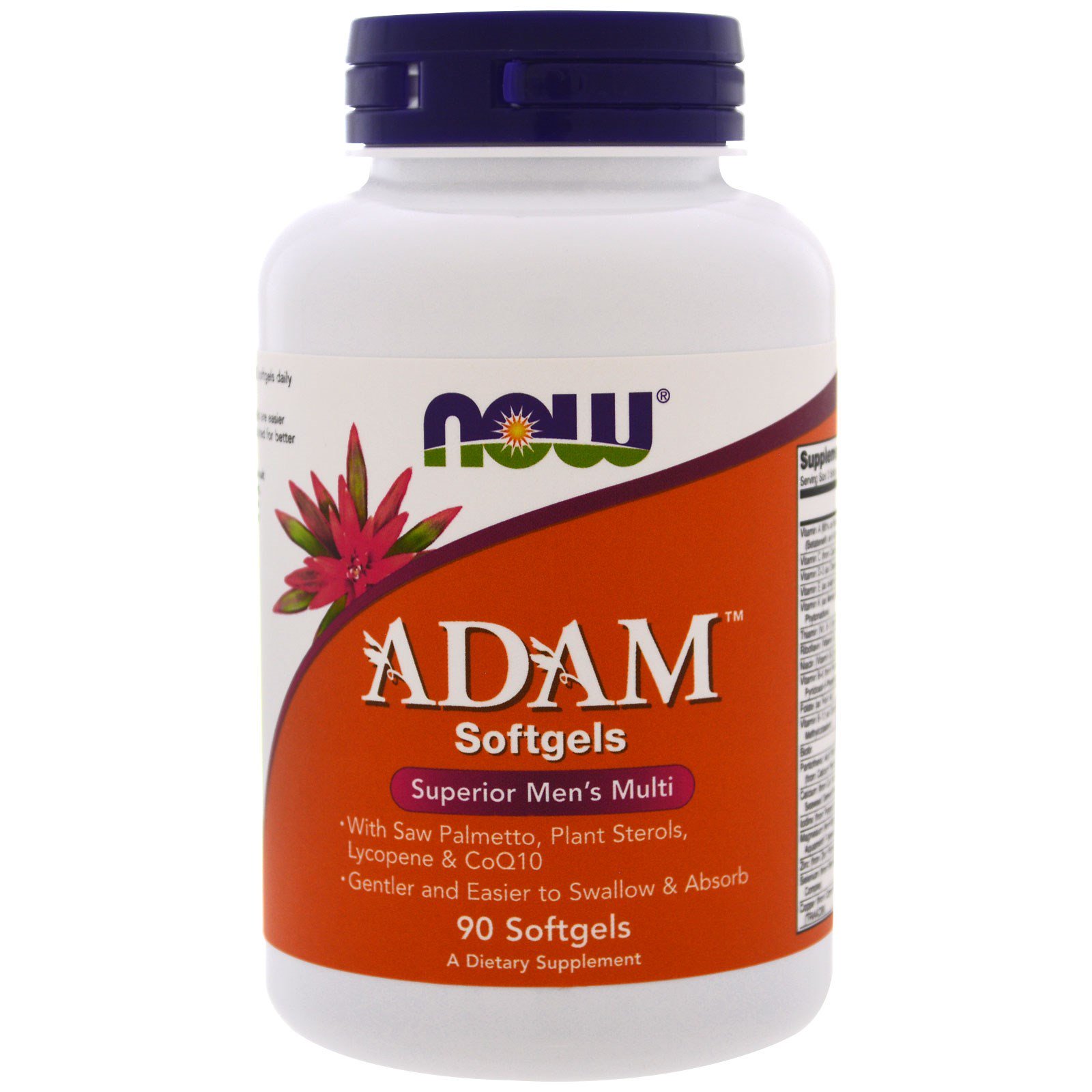 Now Foods, ADAM, Multivitamínico Superior para Homens, 90 Softgels