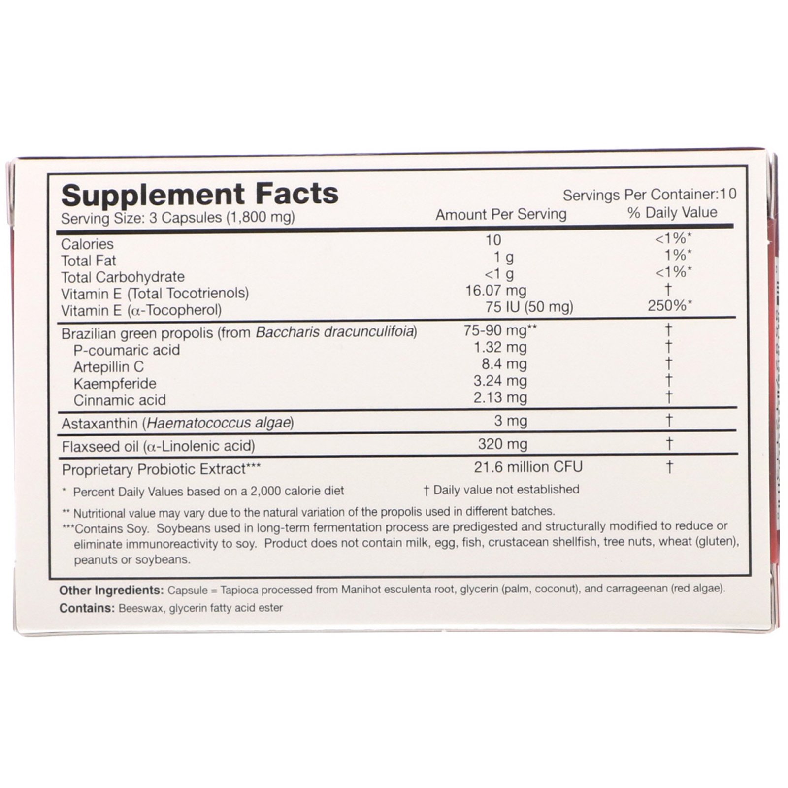 Dr. Ohhira's, Propolis Plus, 30 Capsules - Imagem 2