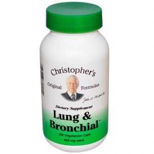 Comprar christopher's original formulas, lung and bronchial, 425 mg, 100 vegetarian caps preço no brasil glucosamina condroitina osso tópicos de saúde suplemento importado loja 129 online promoção -