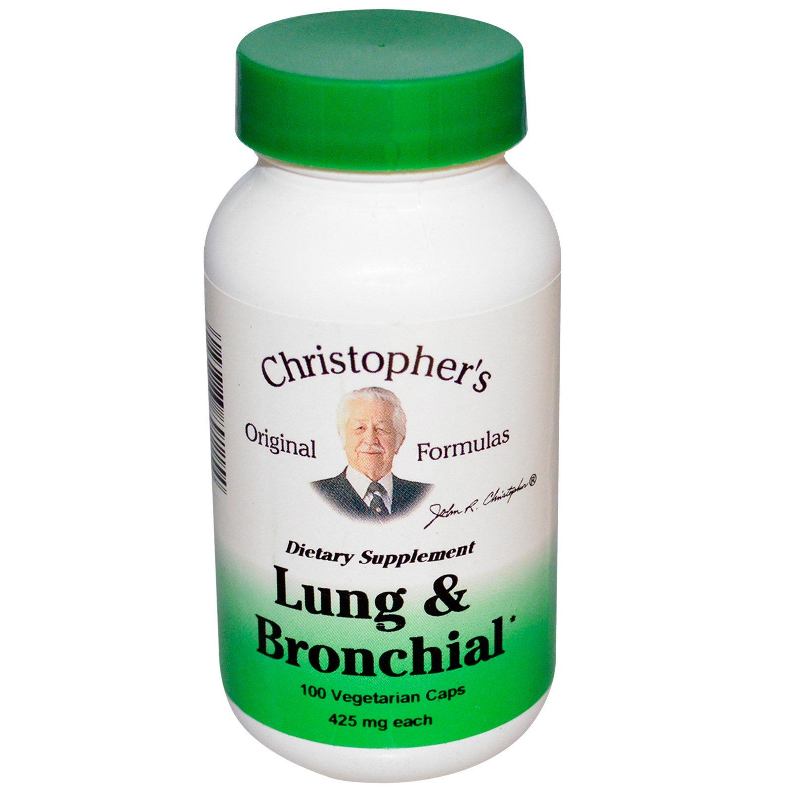 Christopher's Original Formulas, Lung and Bronchial, 425 mg, 100 Vegetarian Caps