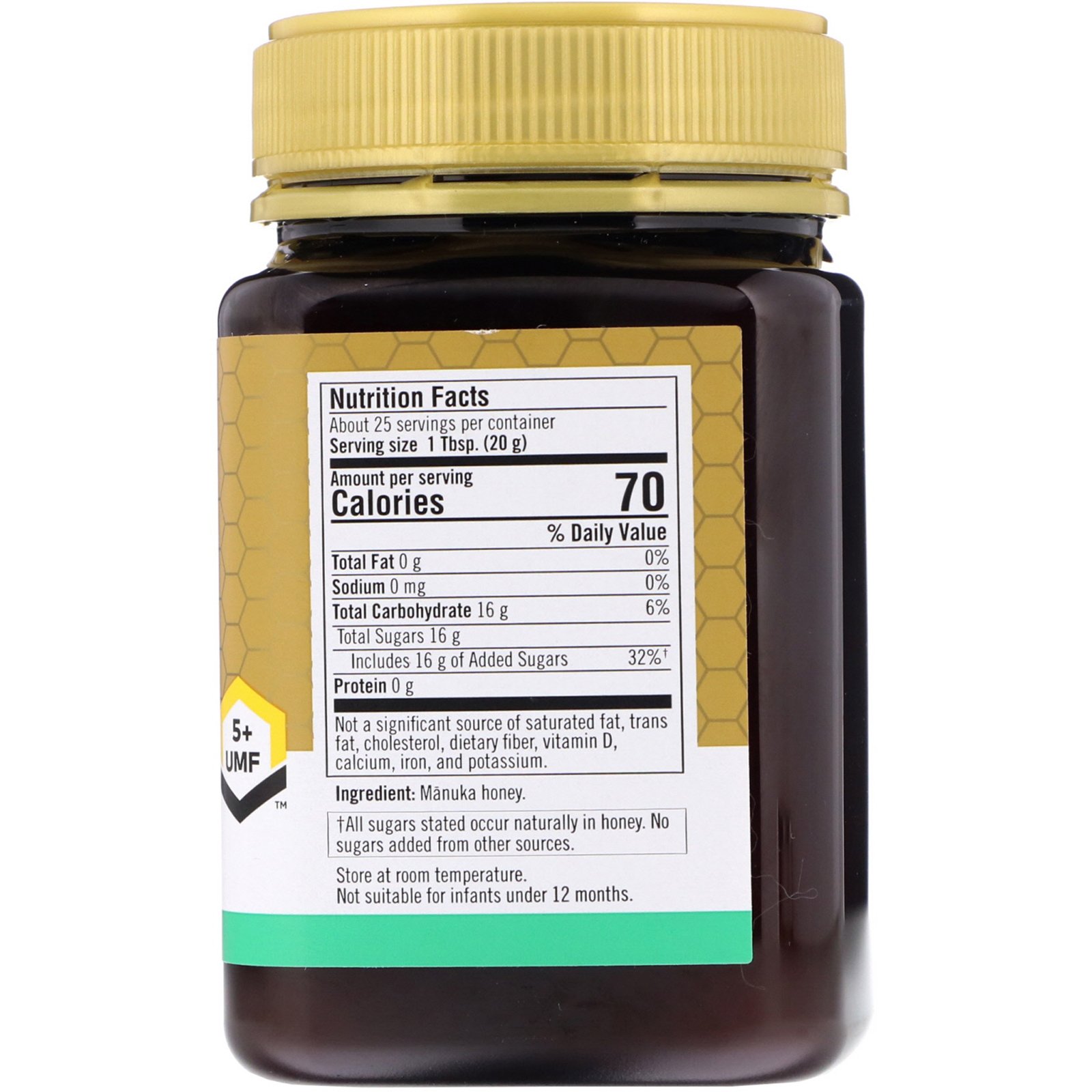 Flora, Manuka Honey, MGO 100+, 17.6 oz (500 g) - Imagem 2