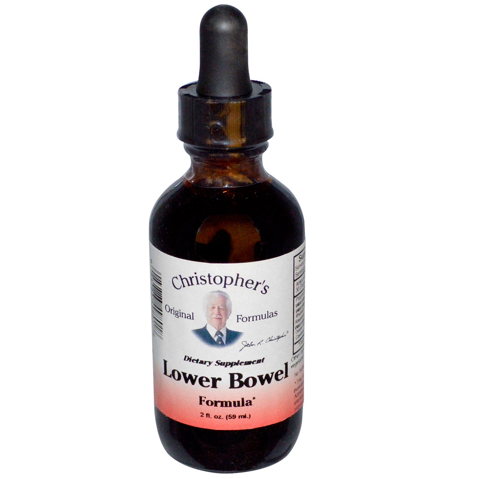 Christopher's Original Formulas, Fórmula do intestino inferior, 2 fl oz (59 ml)