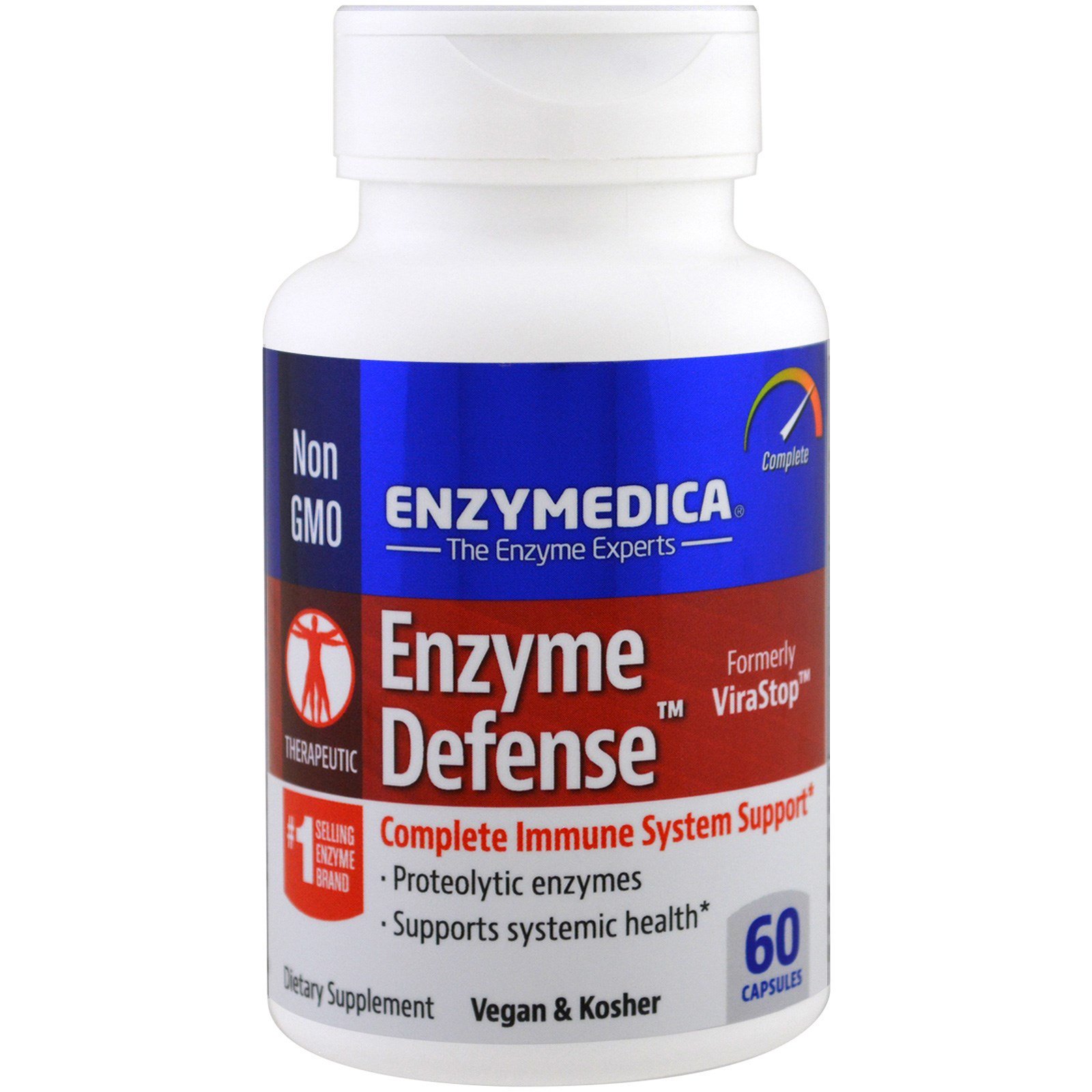 Enzymedica, Enzyme Defense (Anteriormente ViraStop), 60 Cápsulas