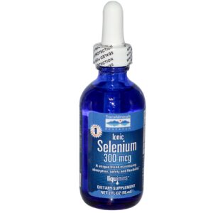 Trace Minerals Research, Selênio Iônico, 300 mcg, 59 ml (2 fl oz)