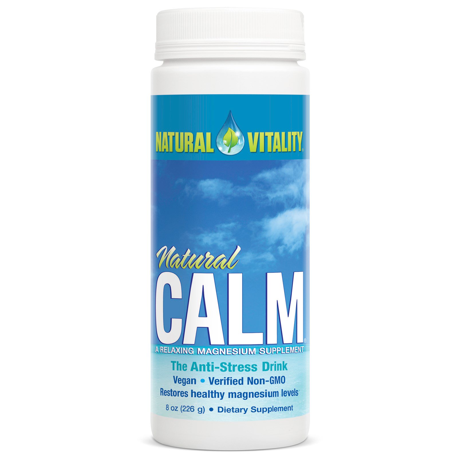 Natural Vitality, Natural Calm, A Bebida Antiestresse, Original (Sem Sabor), 8 oz (226 g)
