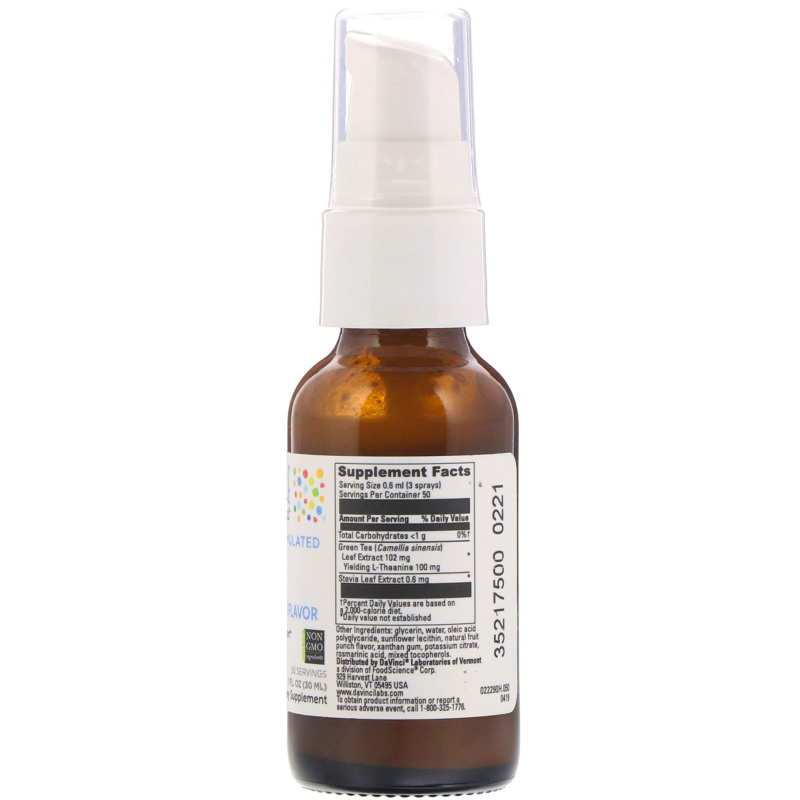 Little DaVinci, Líquido Calmante, Ponche de Frutas, 30 ml (1 fl oz) - Imagem 2