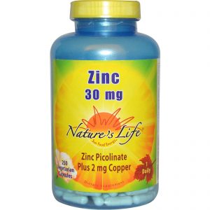 Comprar nature's life, zinc, 30 mg, 250 vegetarian capsules preço no brasil vitaminas e minerais zinco suplemento importado loja 215 online promoção -
