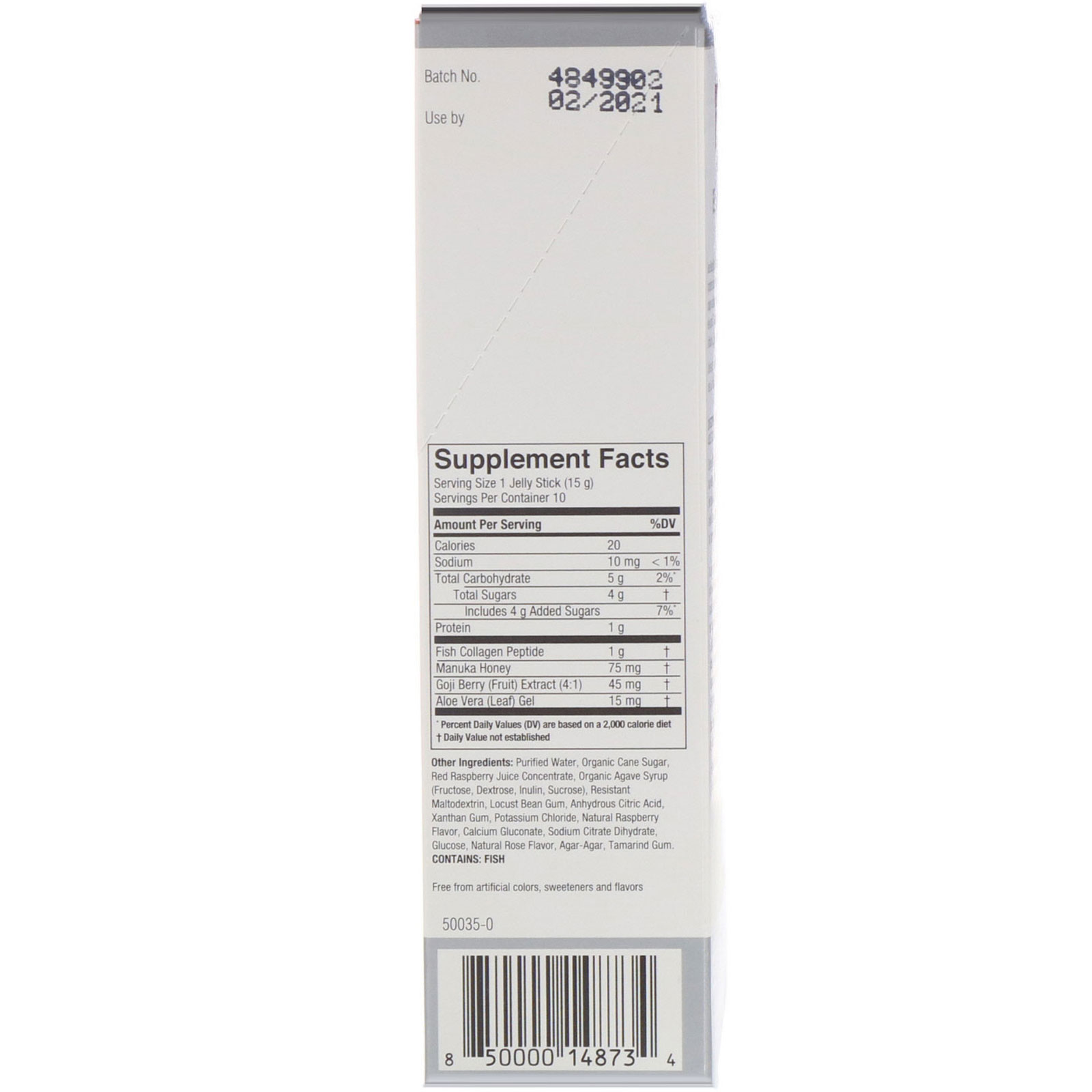 Swisse, Ultiboost, Gelatina de Beleza, Sabor de Framboesa e Rosa, 10 Tiras, 15 g (0,53 oz) Cada - Imagem 3