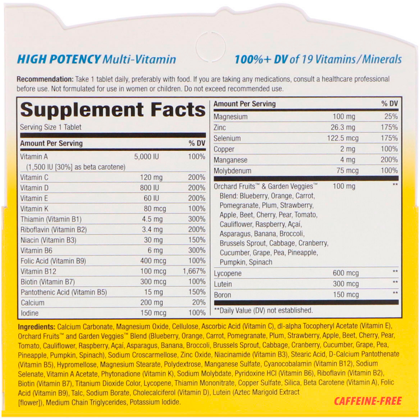 Nature's Way, Alive! Multivitamínico Completo para Mulheres Acima dos 50, 50 Comprimidos - Imagem 2