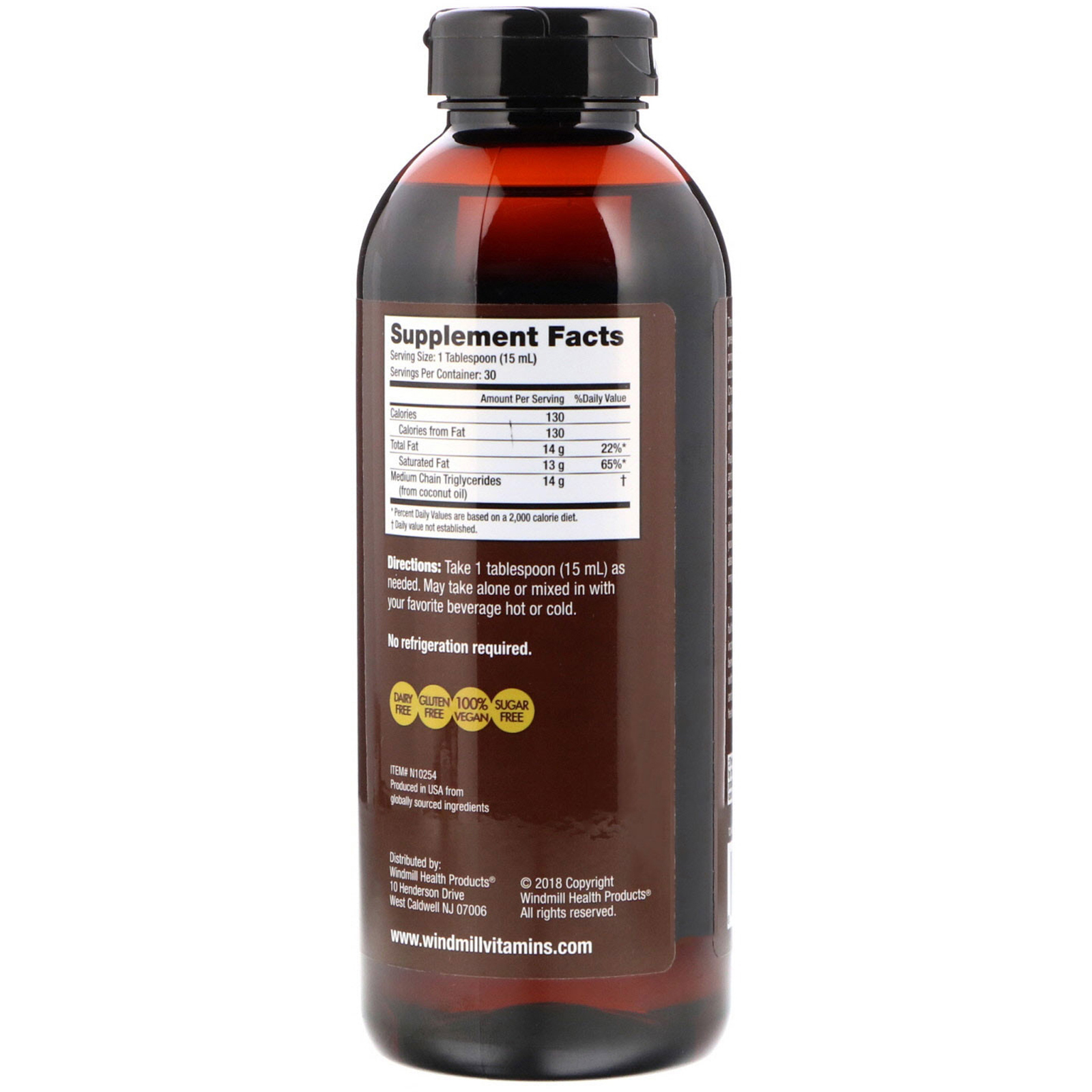 RAPIDFIRE, Óleo de MCT, sem sabor, 473 ml - Imagem 2