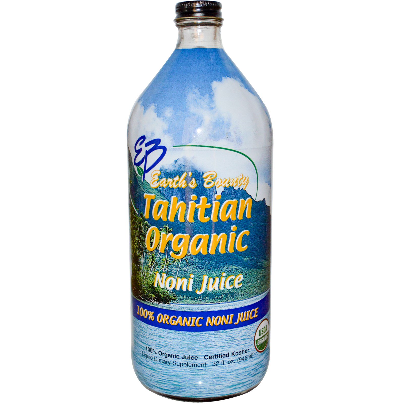 Earth's Bounty, Suco de Noni Orgânico do Taiti, 946 ml (32 fl oz)