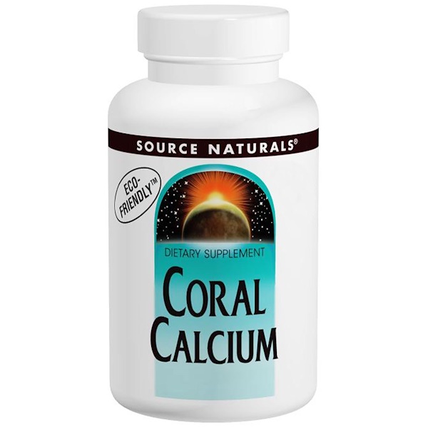 Source Naturals, Cálcio de Coral, 600 mg, 120 cápsulas