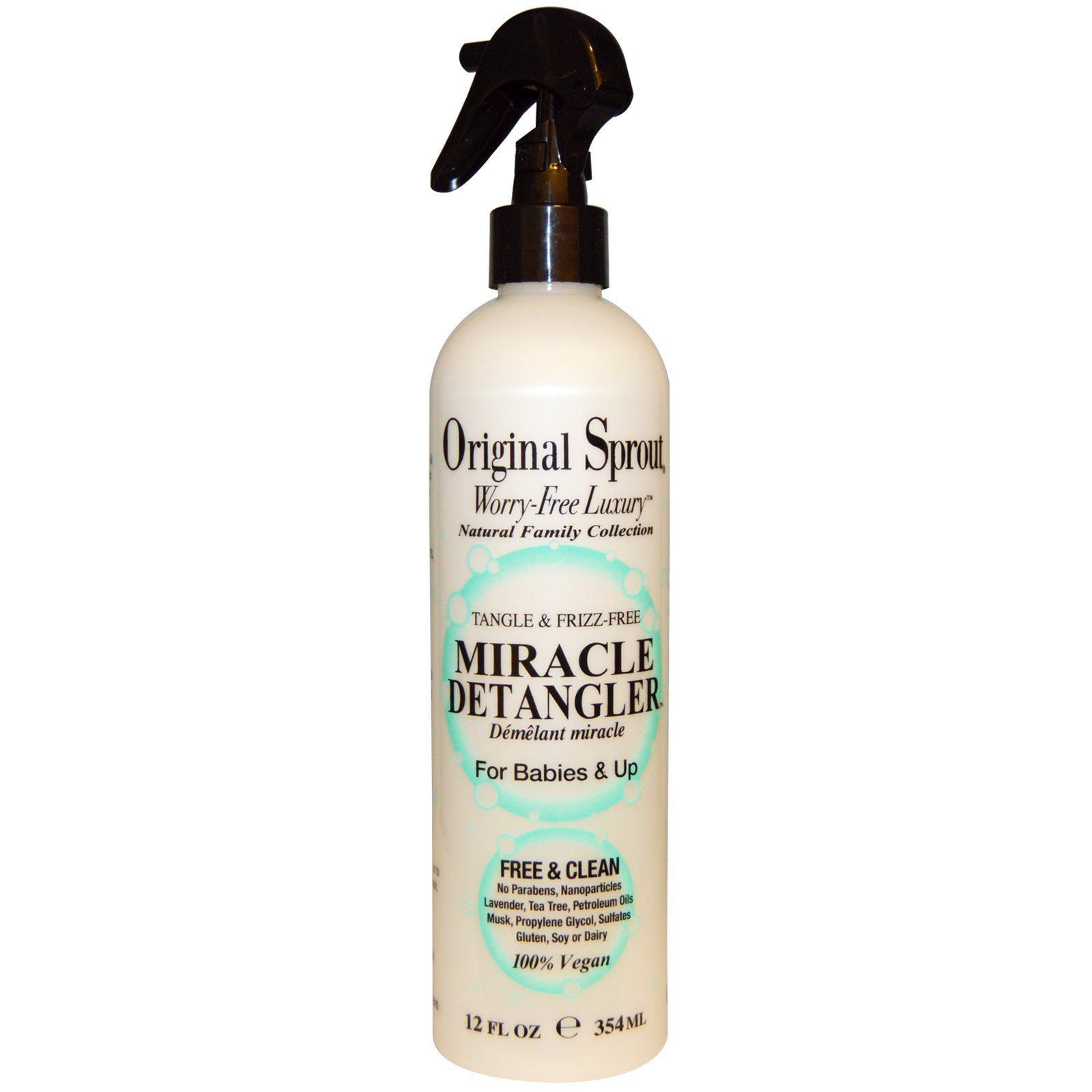Original Sprout , Desembaraçador Milagroso, Para Bebês e Maiores, 12 fl oz (354 ml)