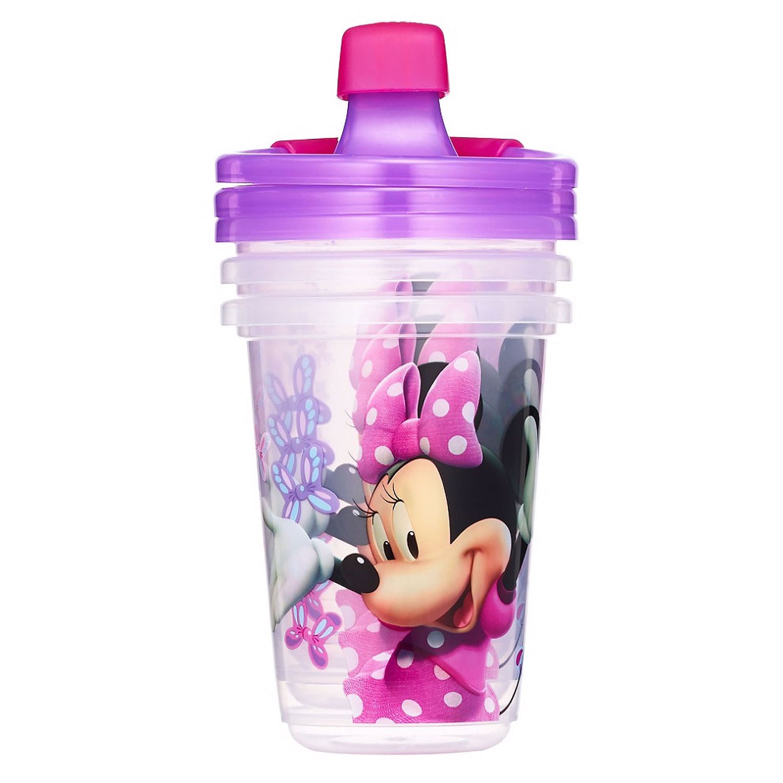 The First Years, Minnie Mouse Disney, Copinhos Com Bico, Acima de 9 meses, Pacote com 3 (296ml)