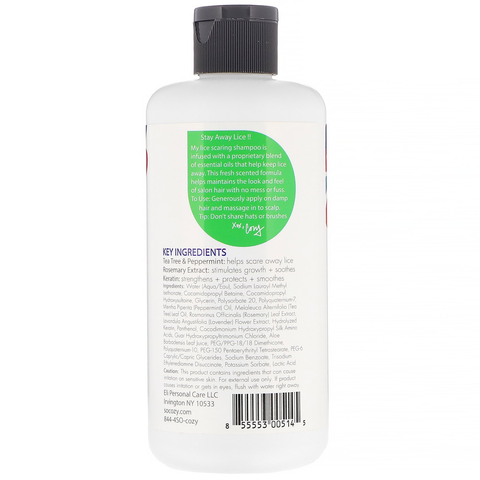 SoCozy, Kids, Boo! Shampoo contra piolho, 237 ml - Imagem 2