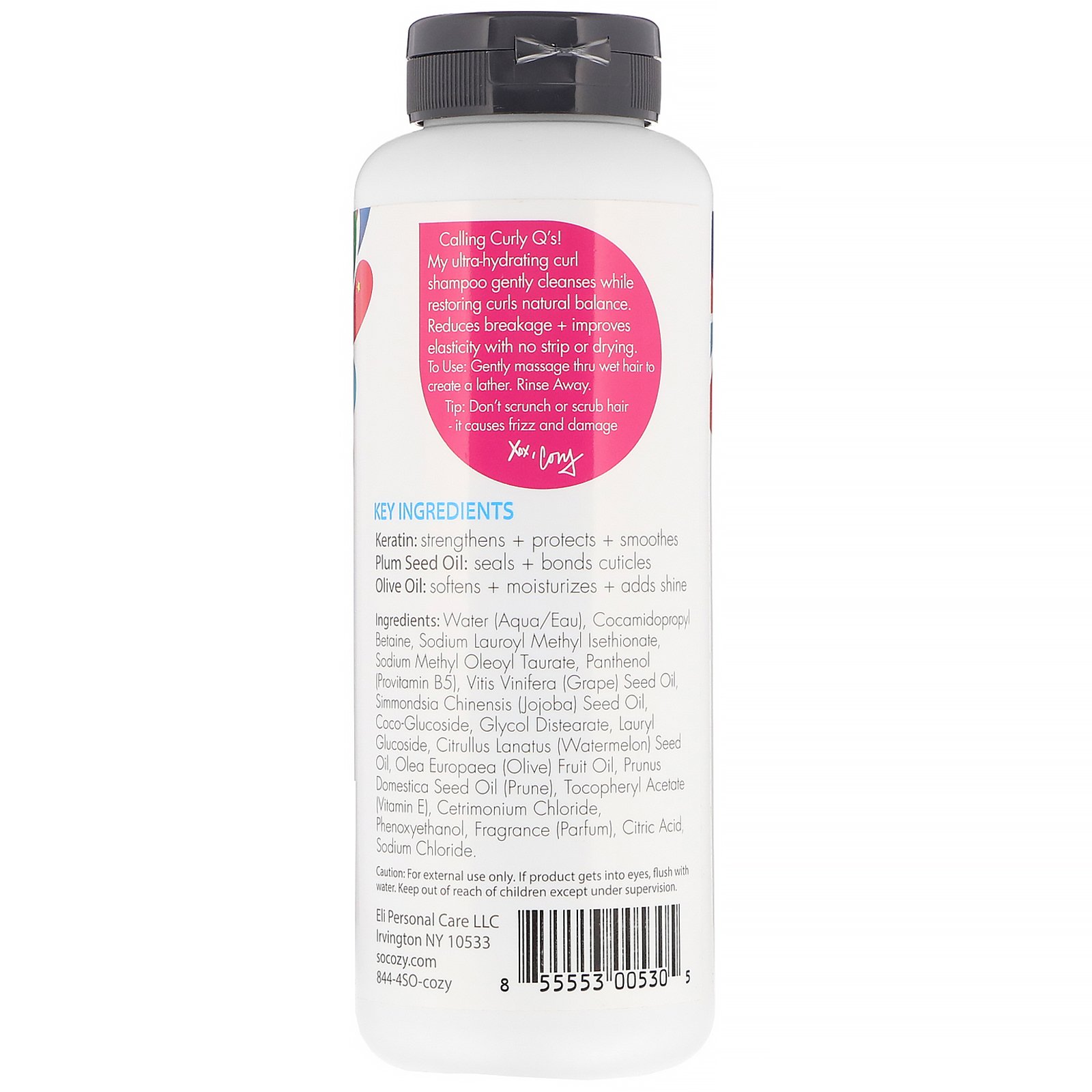 SoCozy, Kids, Shampoo para cachos, Limpador ultra-hidratante, 311 ml - Imagem 2