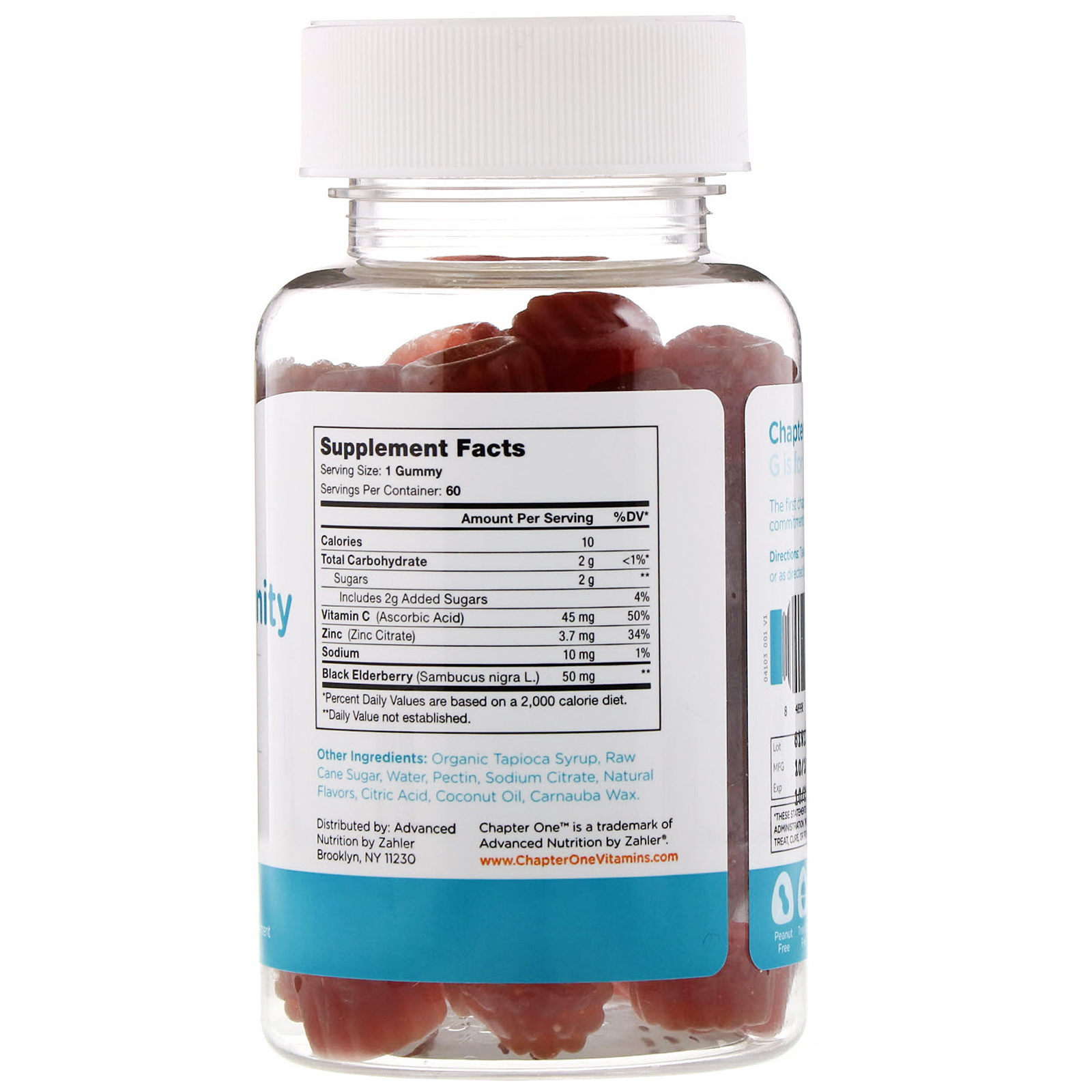 Chapter One, I Is For Immunity, Flavored Gummies, 60 Gummies - Imagem 2