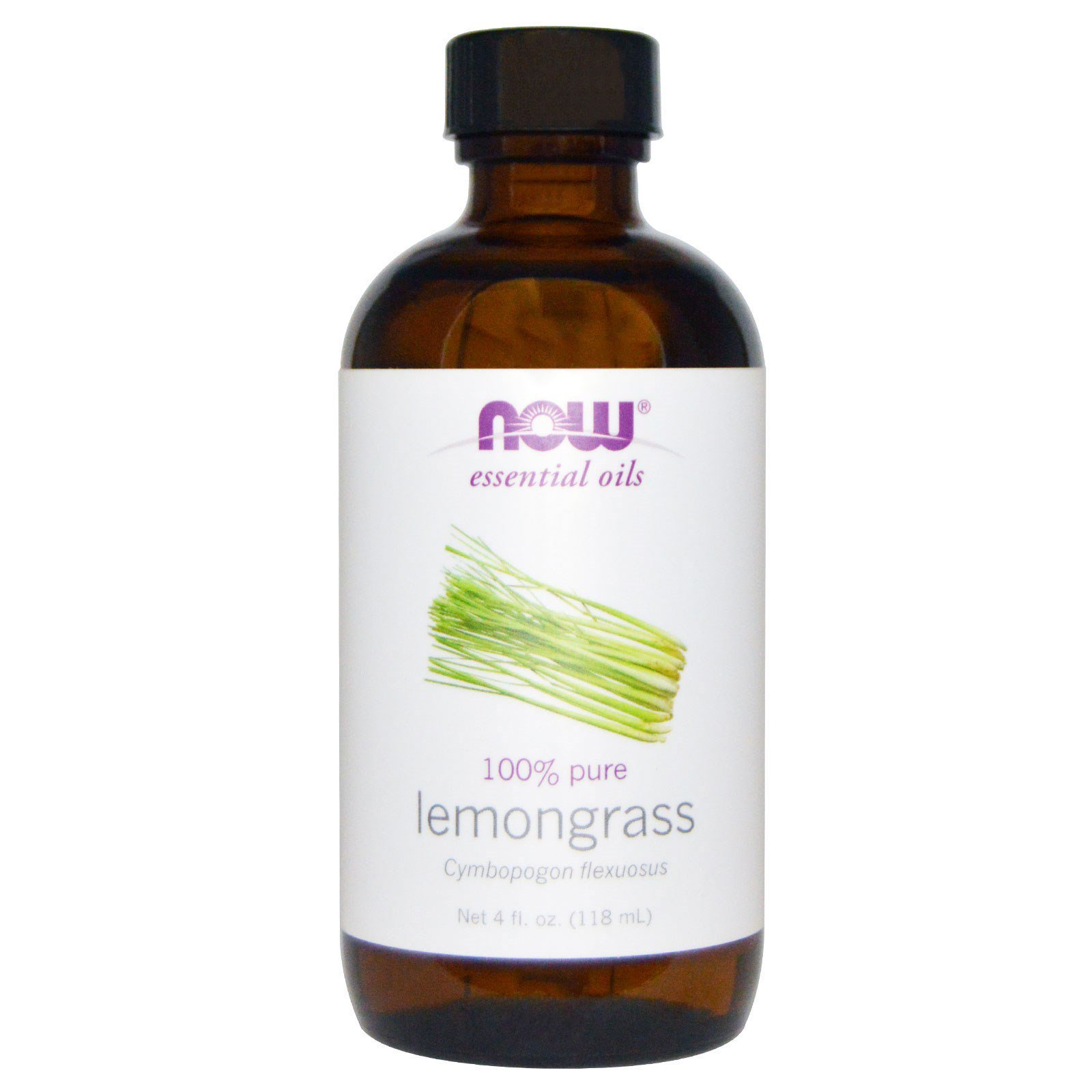 Now Foods, Óleos Essenciais, Capim-limão, 118 ml (4 fl oz)