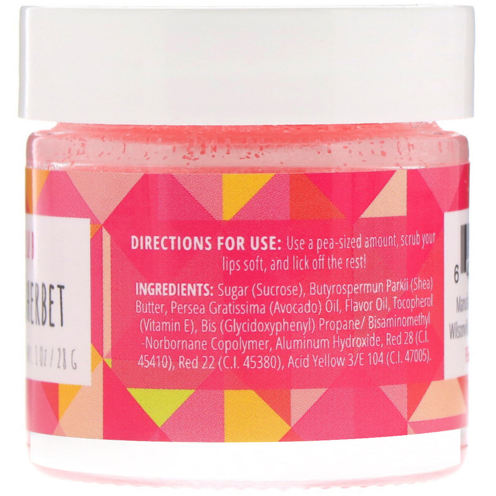 Fizz & Bubble, Esfoliante labial, Rainbow sherbet, 1 oz (28 g) - Imagem 2